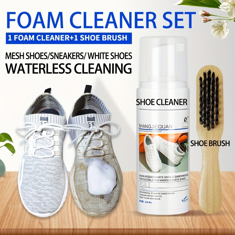 Sneaker Care Foam - [Suyuz Leke Çıkarıcı]Fırçalı Spor Ayakkabı Temizleyici,